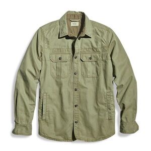 Marine Layer Olive Green Shirt Jacket